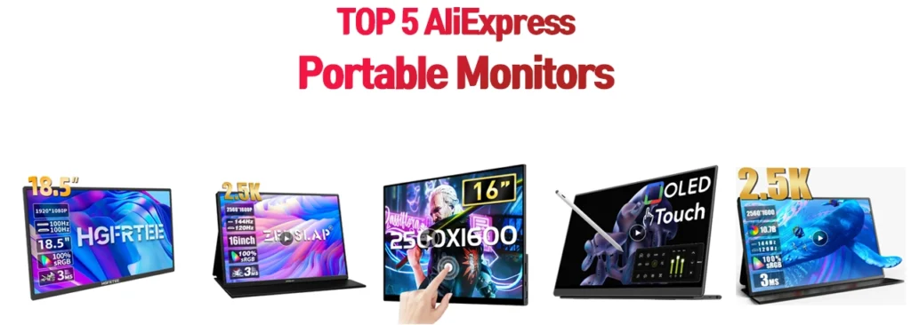 Portable Monitors from AliExpress