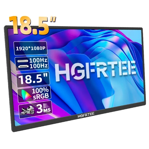 HGFRTEE Portable Monitor 18.5 inches