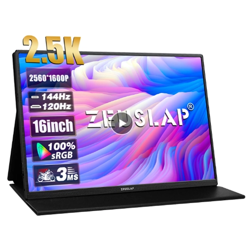 ZEUSLAP 16" 2.5K 144Hz Portable Monitor