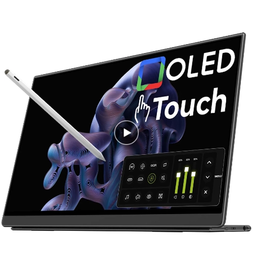 EHOMEWEI OLED 휴대용 모니터 13.3 인치