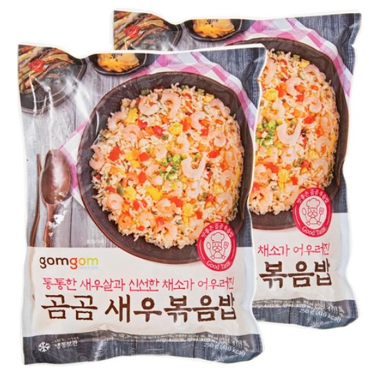 곰곰 새우 볶음밥, 250g, 4개