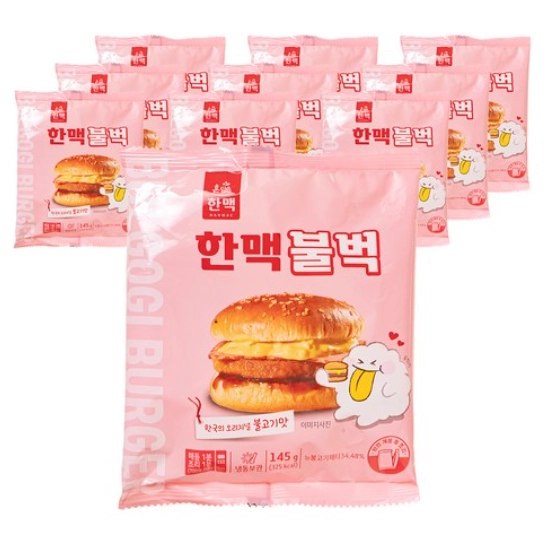 한맥 불벅 (냉동), 145g, 10팩