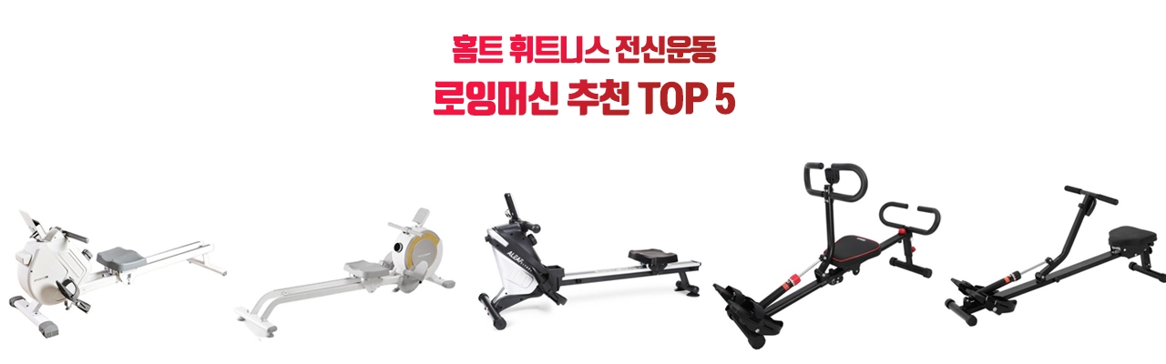 홈트 휘트니스 전신운동 로잉머신 추천 TOP 5