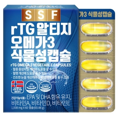 순수식품 rTG 알티지 오메가3 1000mg