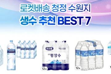 청정 수원지 생수