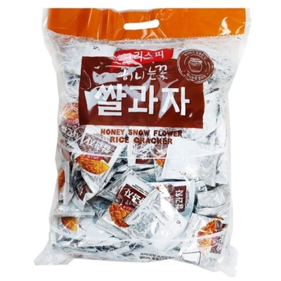 크리스피 허니눈꽃 쌀과자