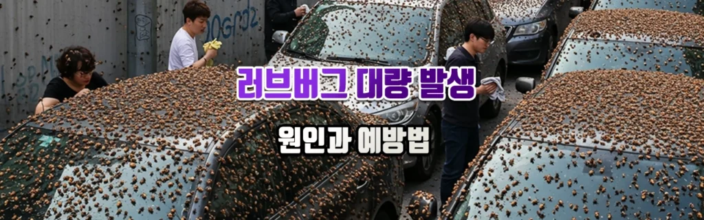러브버그 대량 발생 원인과 예방법